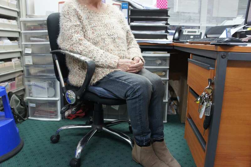 Lady working in an office