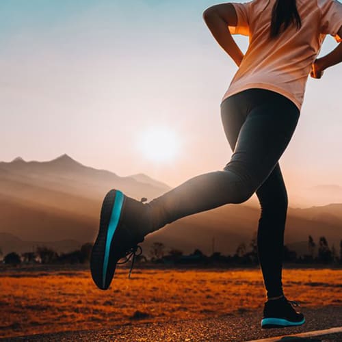 Woman running